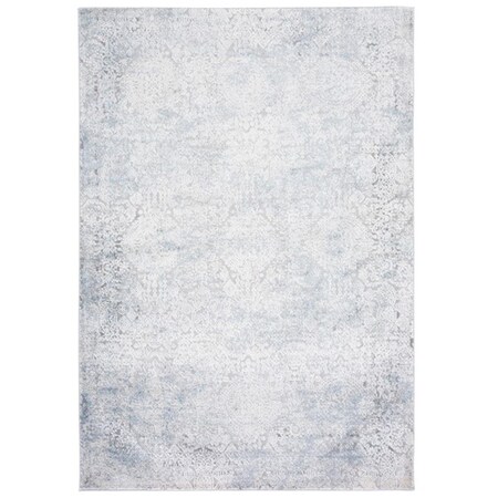 Safavieh 4 x 6 ft. Contemporary Vogue Power Loomed Rectangle Area Rug Grey & Blue VGE214F-4